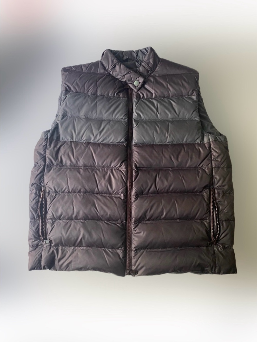 Brunello Cucinelli Nylon Down Vest in ombré